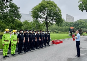 開(kāi)展消防處置演練 筑牢消防安全防線 —市委黨校項(xiàng)目開(kāi)展消防演練